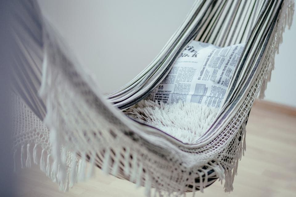 Striped Patio Hammock
